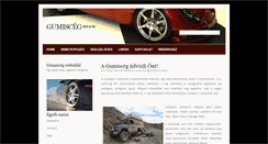 Desktop Screenshot of gumisceg.dzs-z.hu
